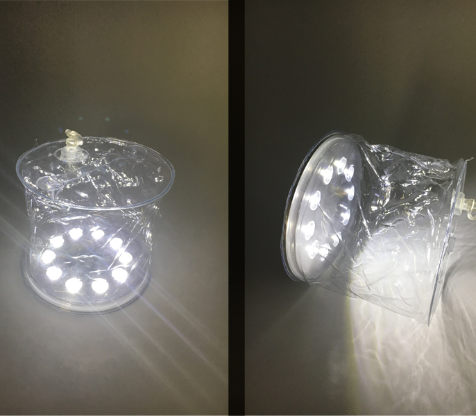 Inflatable Solar Light Foldable Portable Swimming Fishing Light LED Mini Outdoor Tent Camping Light