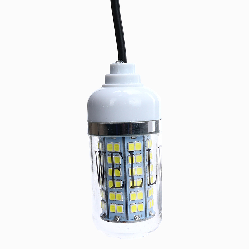 Wellva 12V-24V underwater LED Fish-luring lights lure fish Bait finder night fishing light Submersible attracting fish l