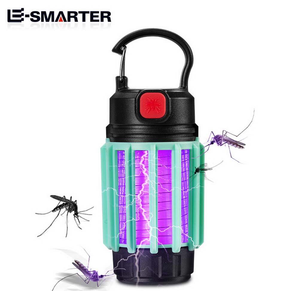2023 Anti-Mosquito Electric Lamp Bug Zapper Outdoor Indoor Silent Pest Control Trap Camping Light Led Camping Lamps