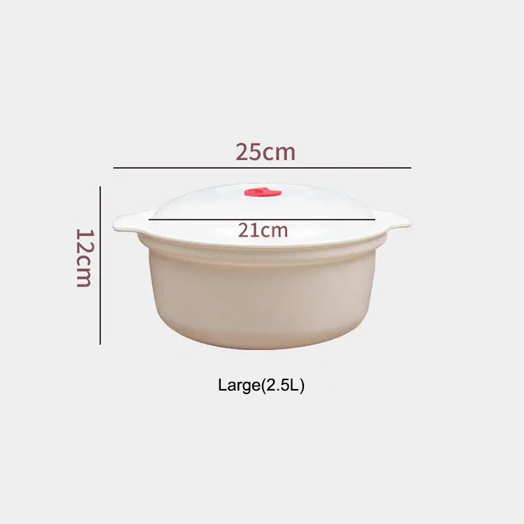 Cooking microwave cookware set plastic pot for sale