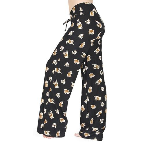 Hotsale Super Soft Sleeping Pants Palazzo Wide Leg Pajama Pants Women's Sleepwear Ladies Sleep Dress Night Sleepwear 1 P