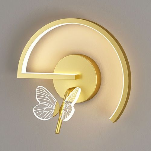 Butterfly Wall Lamp Luxury Bedroom Bedside Modern Minimalist Living Room Background Nordic Creative Aisle Corridor TV In