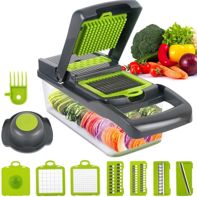 Rated Multi Functional Manual Fruit & Vegetable Cutter Chopper, Slicer, and Cutting Tool for Efficient Kitchen Prep