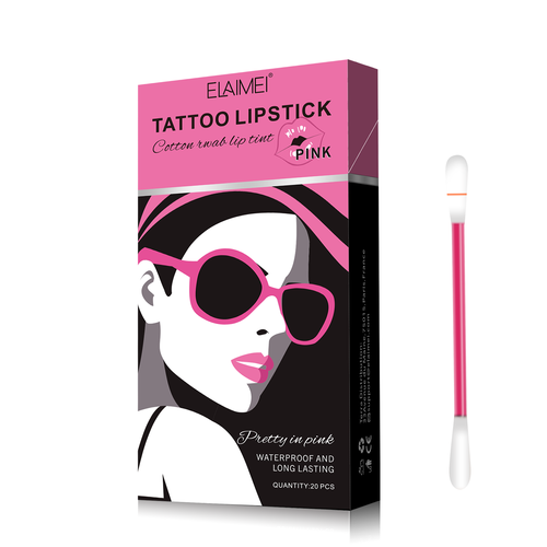 Cotton Swab Lip Gloss Matte Creative Lip Gloss Disposable Lipstick