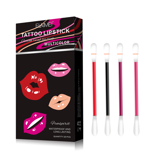 Cotton Swab Lip Gloss Matte Creative Lip Gloss Disposable Lipstick