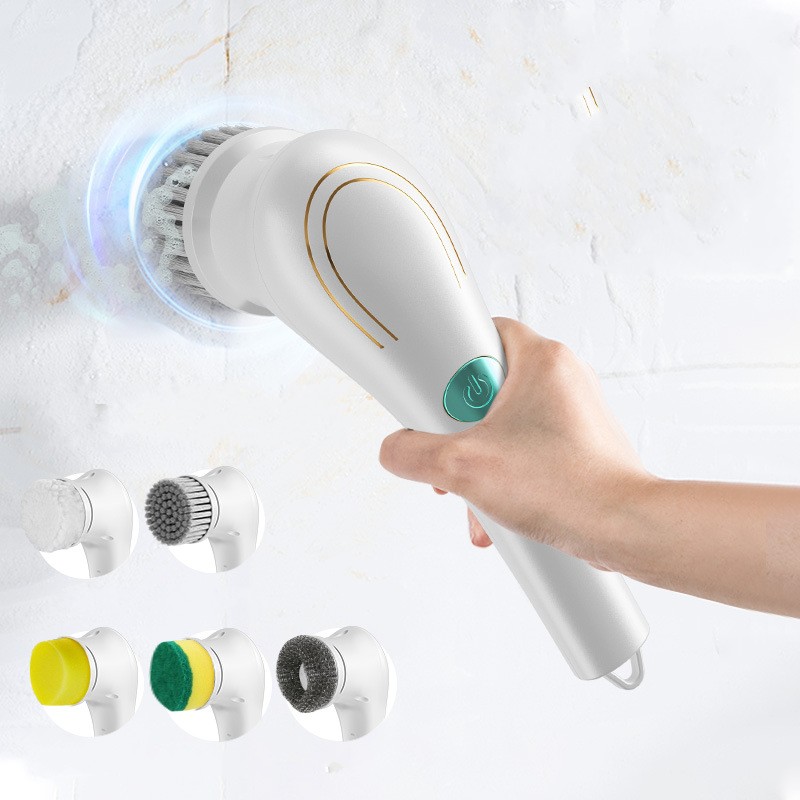 electric cleaning tools accessories 5 in 1 cleaning brush 
