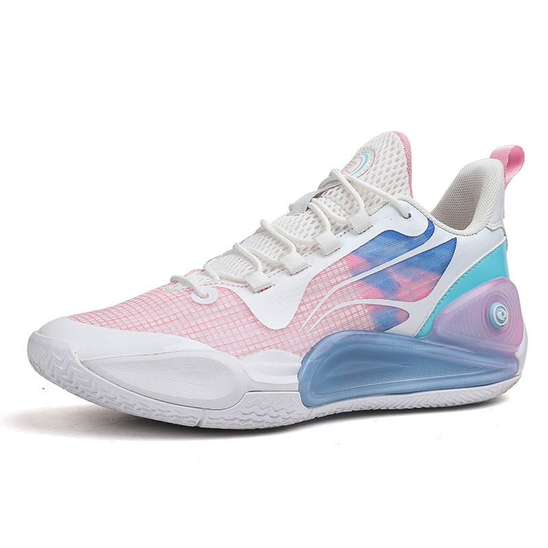 Brand trend basketball shoes men's retro 4 casual shoes sports shoes black cat university blue
