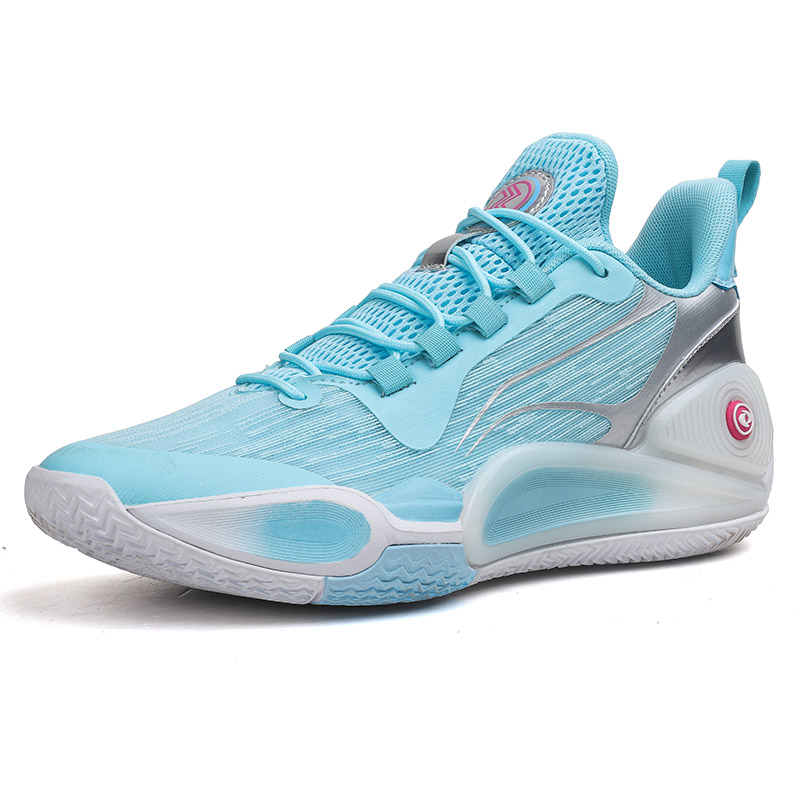 Brand trend basketball shoes men's retro 4 casual shoes sports shoes black cat university blue