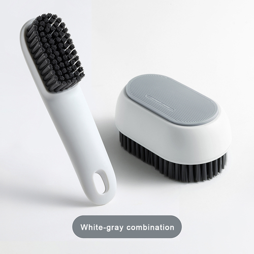 Long Handle Soft Bristle Shoe Brush Contrast Color Laundry Home Cleaning Wash Multifunctional Brush Set