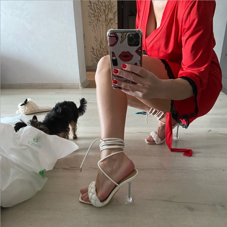 2022 Summer Crystal Heel Sexy Size 12 Women Shoes Strappy Sandals For Women Ladies Heel Sandals