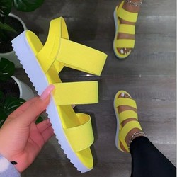 2023 Spring and summer European and American  Beach Flip flops slipper women's flat for ladies sandals slide femme