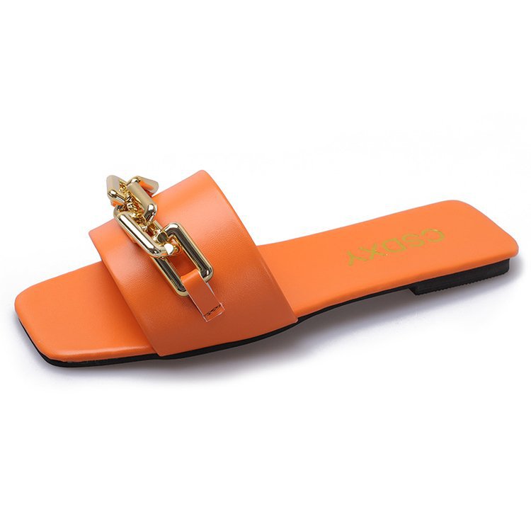 PU Sandals Slippers Womens Shoes Flats Sandals Shoes Flat Slides Flip Flops Beach Sandals Flat Shoes 