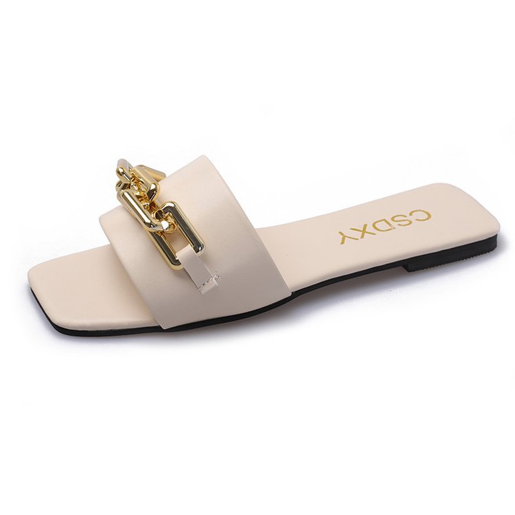 PU Sandals Slippers Womens Shoes Flats Sandals Shoes Flat Slides Flip Flops Beach Sandals Flat Shoes 