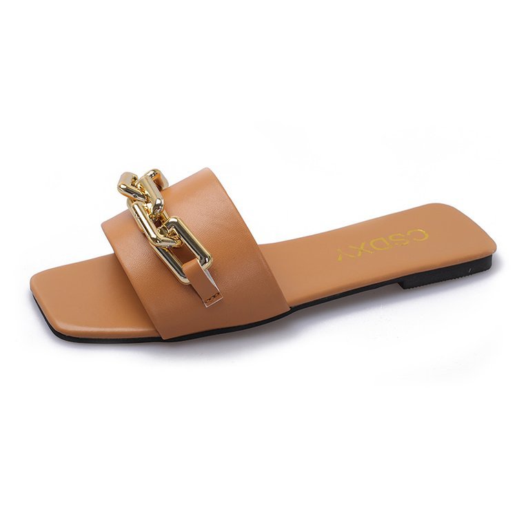 PU Sandals Slippers Womens Shoes Flats Sandals Shoes Flat Slides Flip Flops Beach Sandals Flat Shoes 