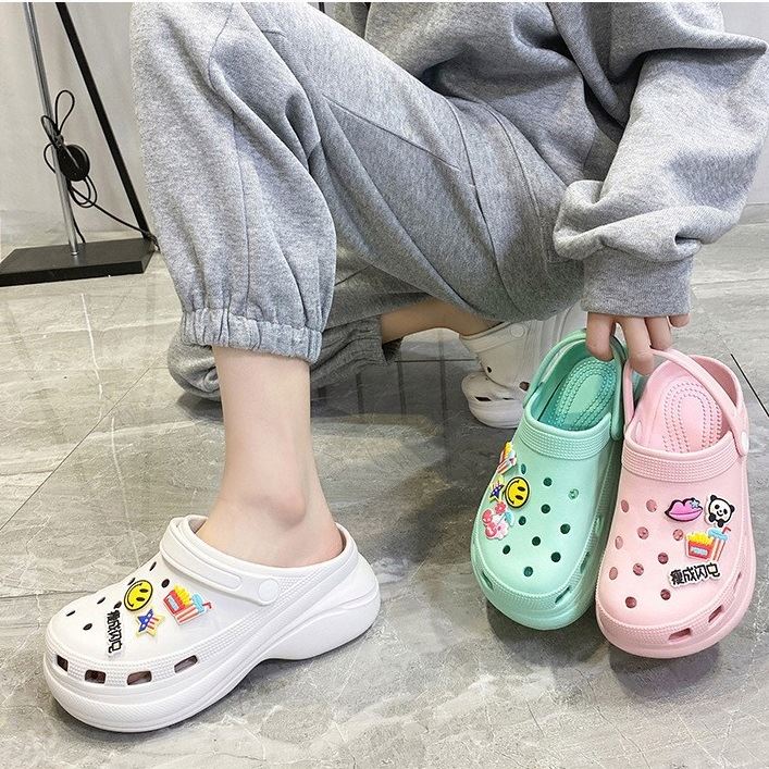  EVA Clog Shoe Breathable Cool Beach Slippers Lightweight Garden clogs shoes Non-slip Slides Slippers for Women