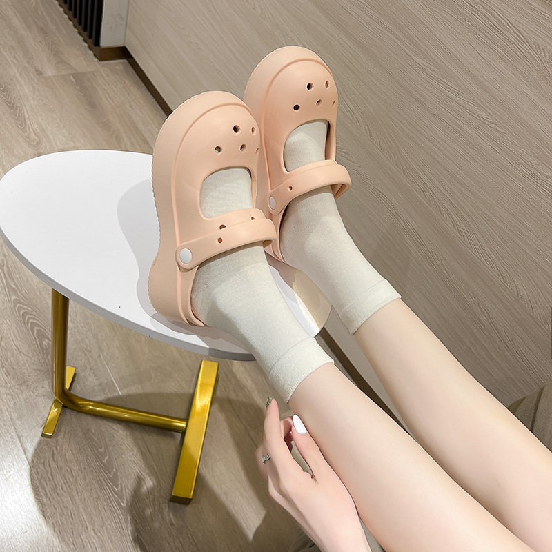 ycfootwear Slippers women's summer 2023 new platform clogs non-slip clogs