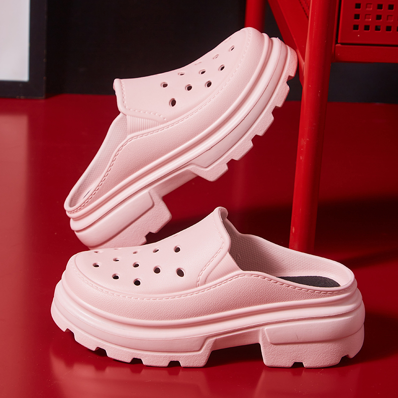Women's Thick Sole Garden Shoes Clogs Slippers Beach Slippers New EVA Comfortable Soft izable