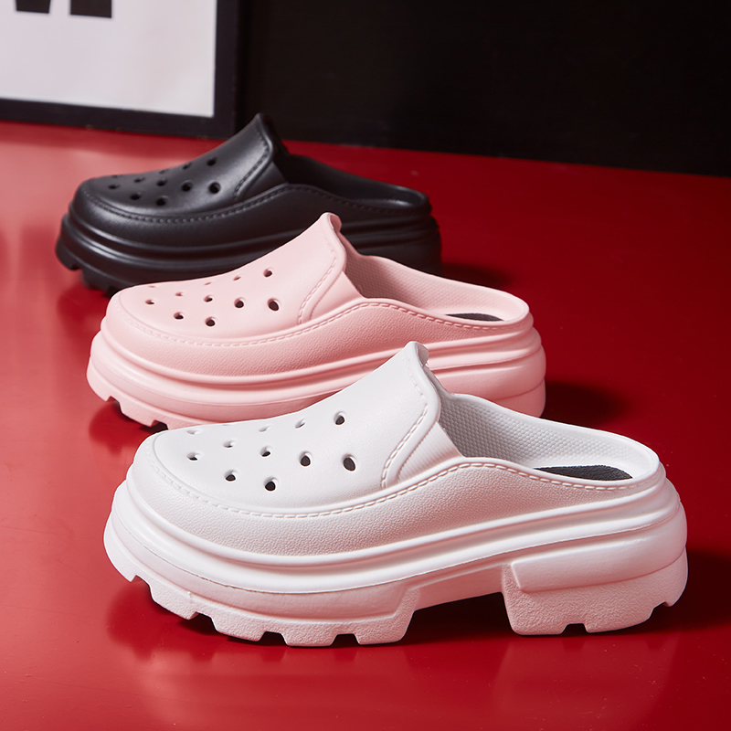 Women's Thick Sole Garden Shoes Clogs Slippers Beach Slippers New EVA Comfortable Soft izable