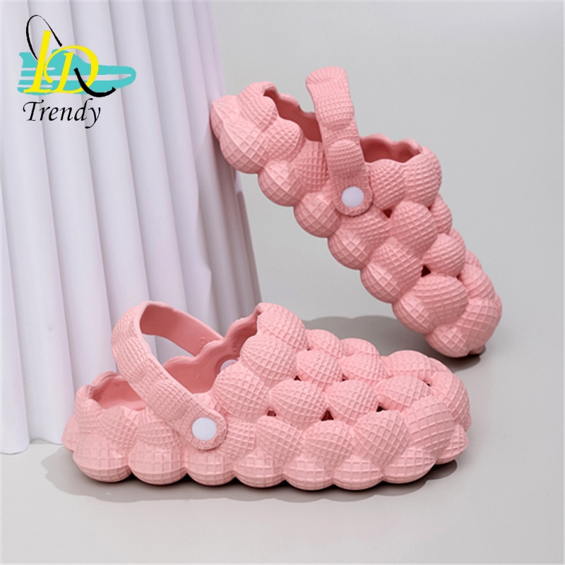 Massage Eva Foam Footwear pantuflas de peluches Femme lychee tea Golf Ball Slides Clogs Sandal Shoes Bubble Slides sling