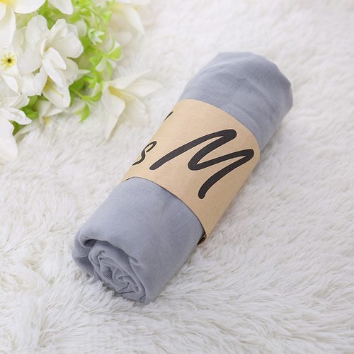 New Solid Color girl Scarf Women Breathable Cotton Lady Shawls And Wraps Head Scarves Neck Bandana Men Scarf