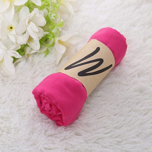 New Solid Color girl Scarf Women Breathable Cotton Lady Shawls And Wraps Head Scarves Neck Bandana Men Scarf