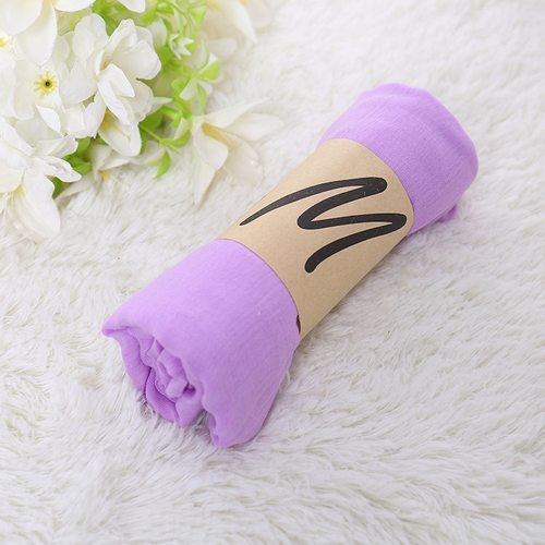 New Solid Color girl Scarf Women Breathable Cotton Lady Shawls And Wraps Head Scarves Neck Bandana Men Scarf