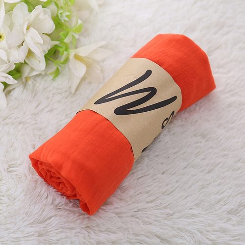 New Solid Color girl Scarf Women Breathable Cotton Lady Shawls And Wraps Head Scarves Neck Bandana Men Scarf