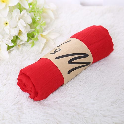 New Solid Color girl Scarf Women Breathable Cotton Lady Shawls And Wraps Head Scarves Neck Bandana Men Scarf