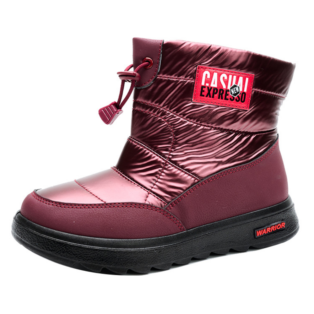 Casual Fashionable and Simple Women's Snow Boots Ladies' Outdoor Warm Cotton Shoes