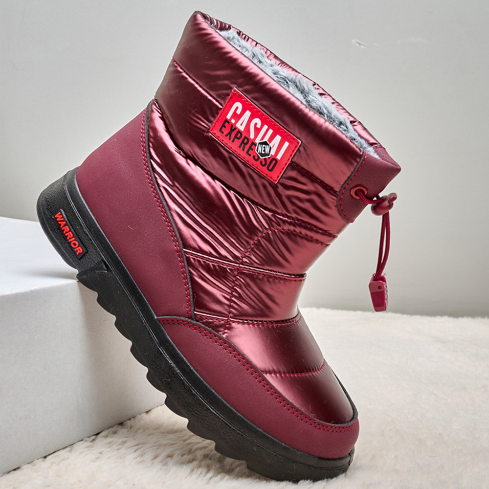 Casual Fashionable and Simple Women's Snow Boots Ladies' Outdoor Warm Cotton Shoes