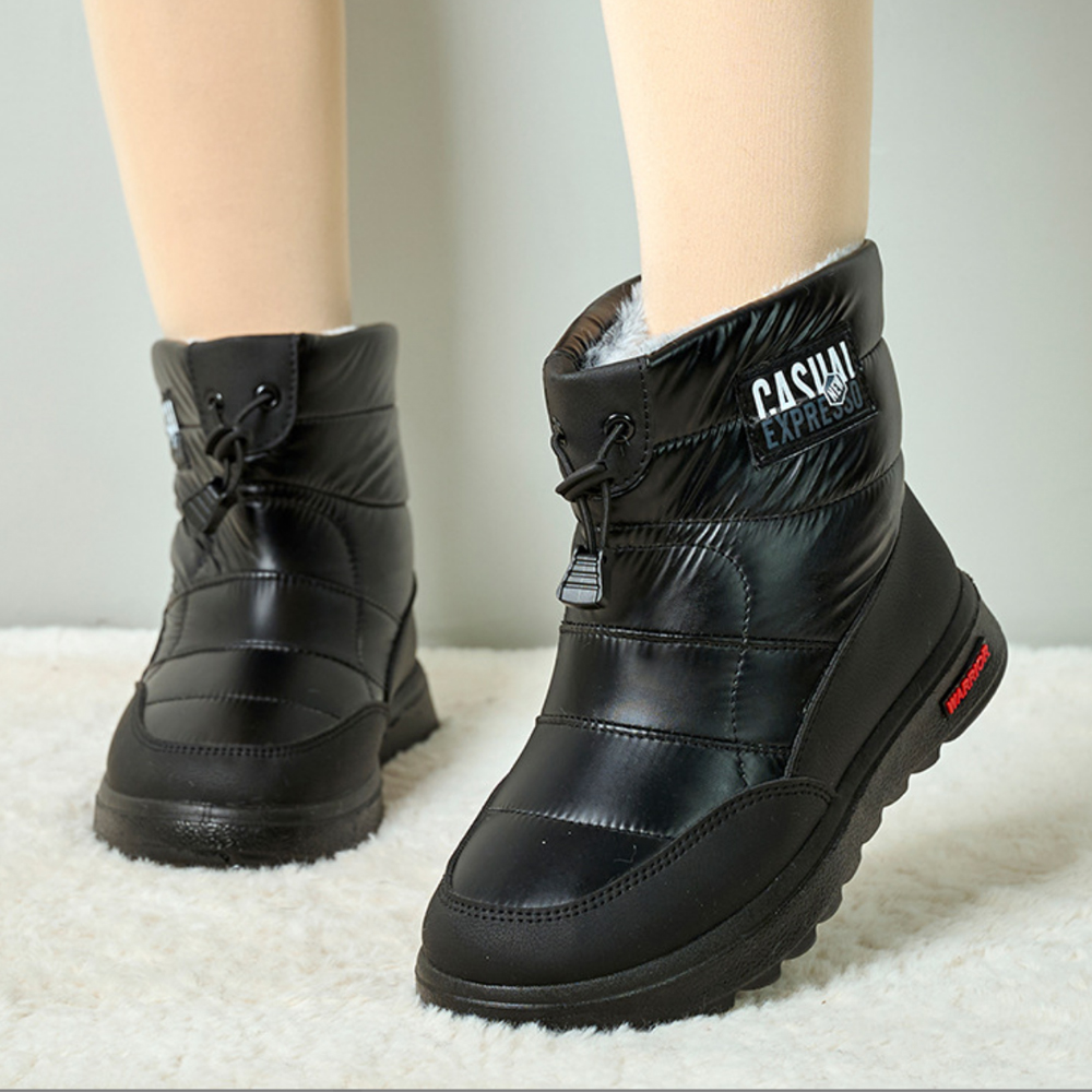 Casual Fashionable and Simple Women's Snow Boots Ladies' Outdoor Warm Cotton Shoes