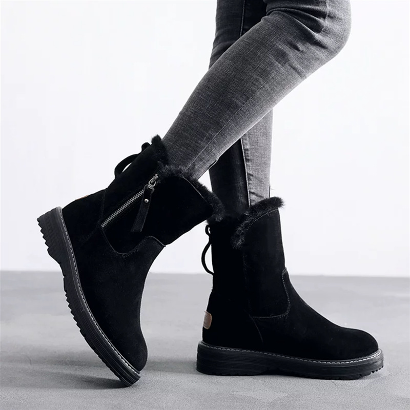 Women Boots Non-slip Waterproof Winter Ankle Snow Boots Women Platform Winter Boots