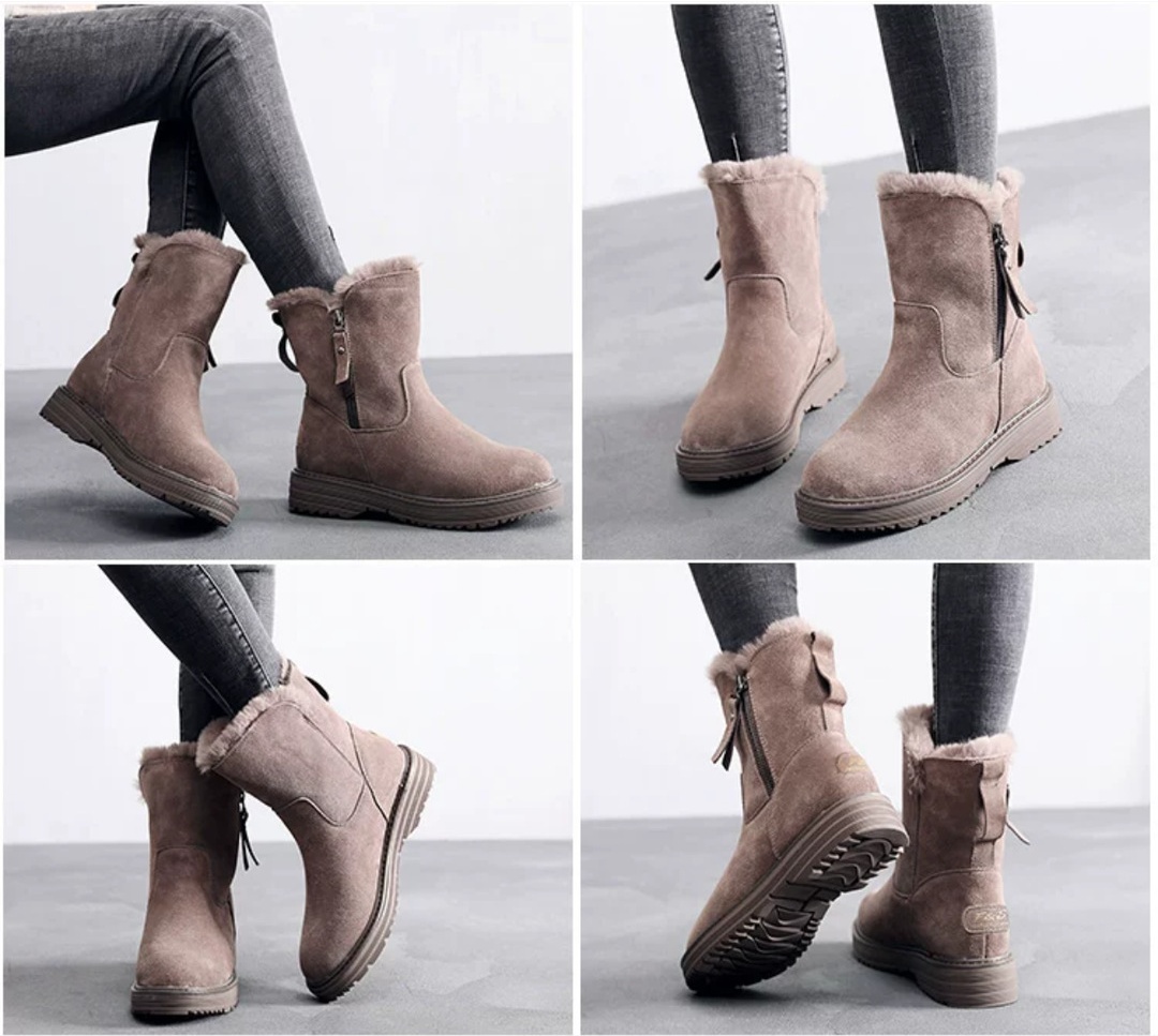 Women Boots Non-slip Waterproof Winter Ankle Snow Boots Women Platform Winter Boots
