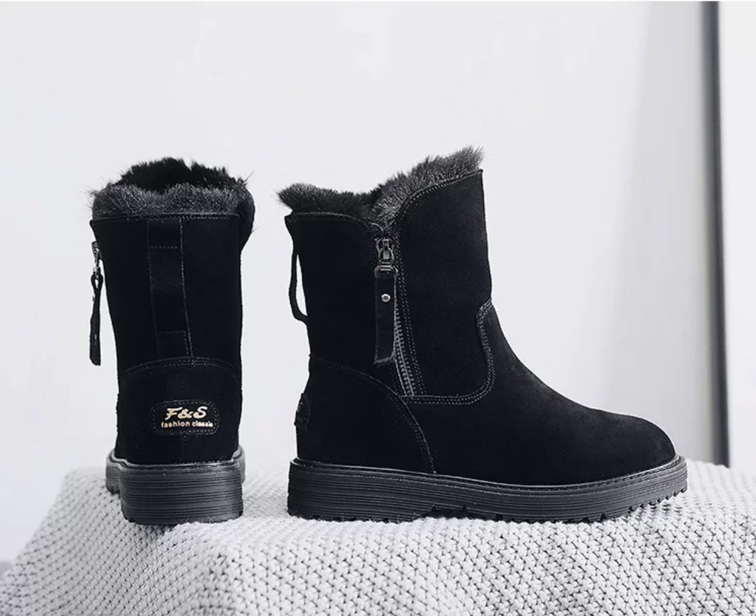 Women Boots Non-slip Waterproof Winter Ankle Snow Boots Women Platform Winter Boots