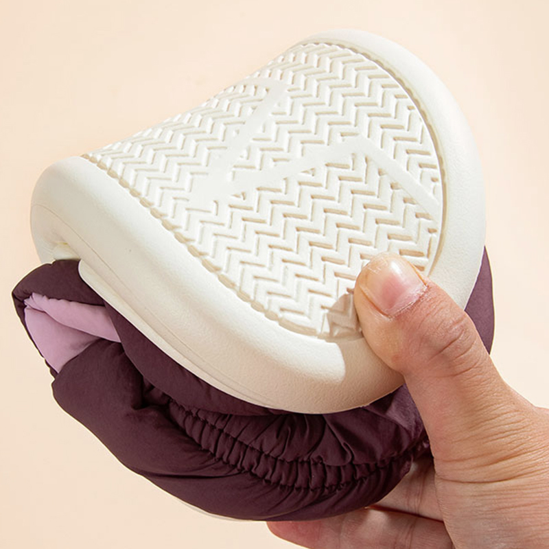 Winter Waterproof Warm Cotton Shoes Women Outdoor Plush Slipper Boots