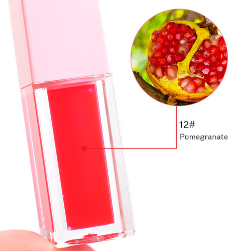 Fruit Flavor Vegan Waterproof Long Lasting Lip Oil