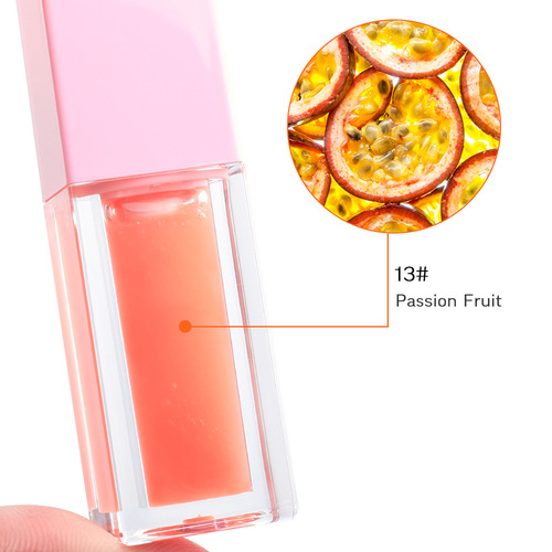 Fruit Flavor Vegan Waterproof Long Lasting Lip Oil