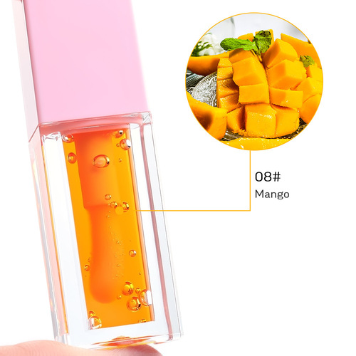 Fruit Flavor Vegan Waterproof Long Lasting Lip Oil