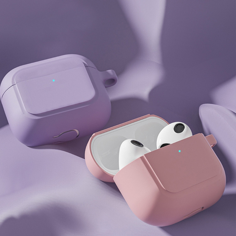 2022 new    color earphone cover soft silicone protective cover for Airpods 3 wireless EVA earphone case