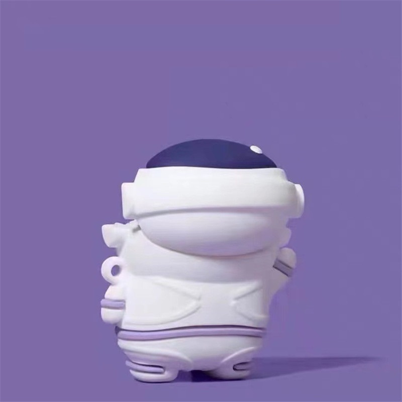 Tiktok Hot Selling 3D Astronaut Fashion Design Silicone Earphone Cases  Protect Headphone Cover Accessories