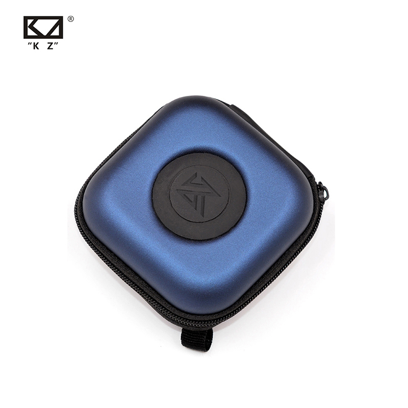 KZ PU case Shockproof Charging Leather Luxury Bag Cover for Apple Airpod Case Earbuds Black Red Light