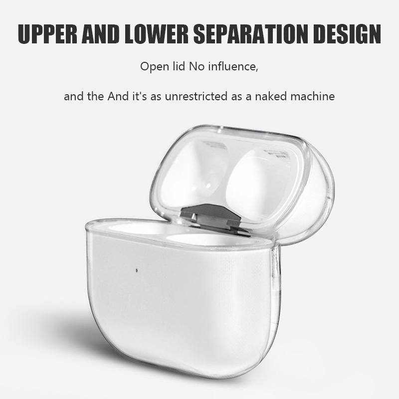 Thin TPU Transparent Earphone Case for Airpods Pro
