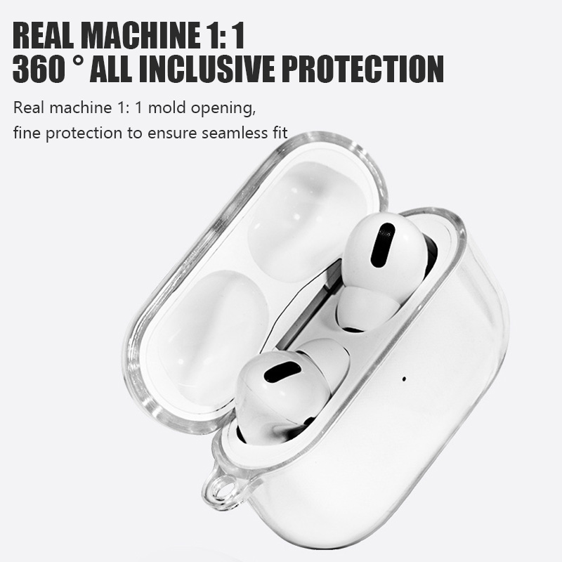 Thin TPU Transparent Earphone Case for Airpods Pro