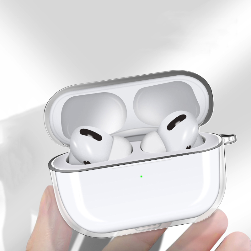Thin TPU Transparent Earphone Case for Airpods Pro