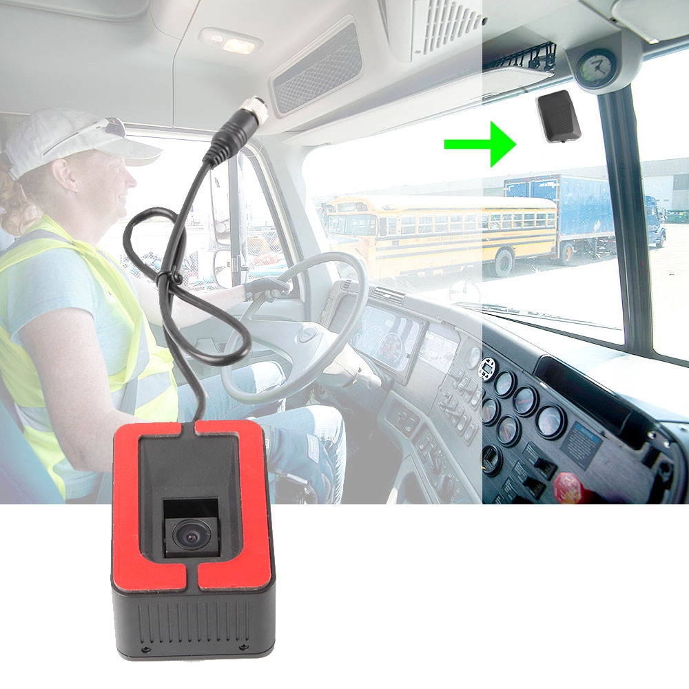 12V 720P 1080P Heavy Duty Vehicle Windshield Truck Front View Car Camera