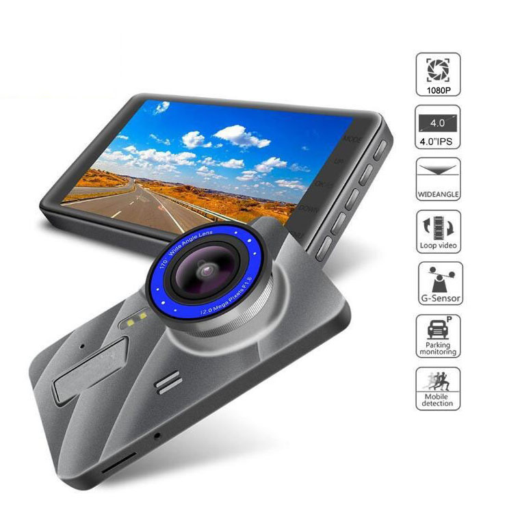 Cheap 3.6inch big Screen IPS WDR HDR 1080P HD front rear dual lens record mini waterproof car dash cam vehicle backup ca