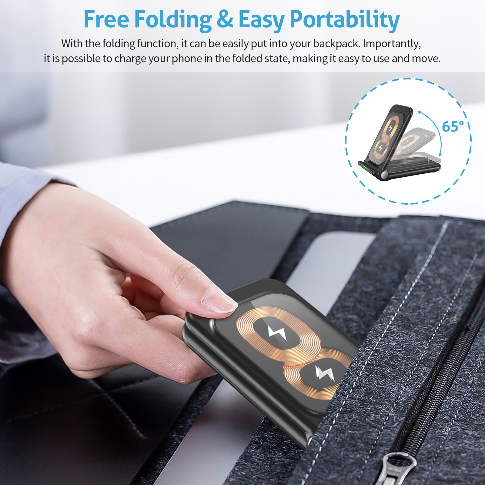 3 in 1 Qi Wireless Charger Stand for iPhone Trending Products 2022 New Arrivals Multifunction Chargers for iPhone iWatch