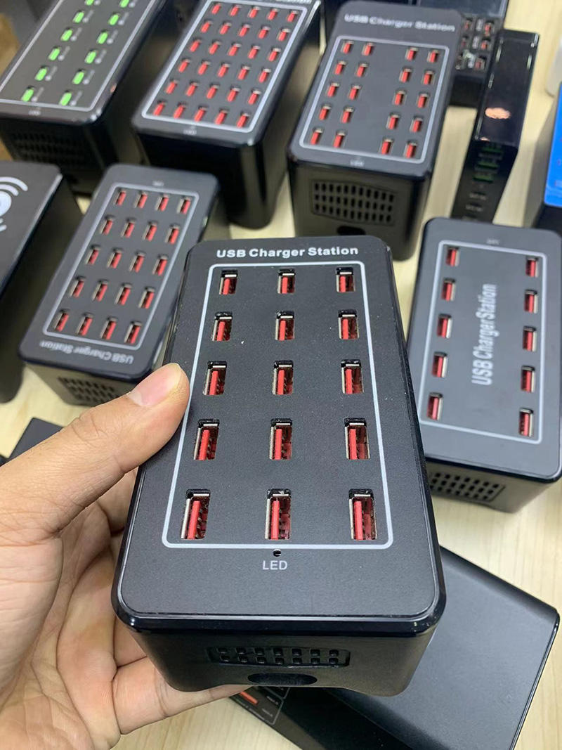 Mini 50W 10 Port Portable Charger Multifunction Chargers Adapter Fast Charger