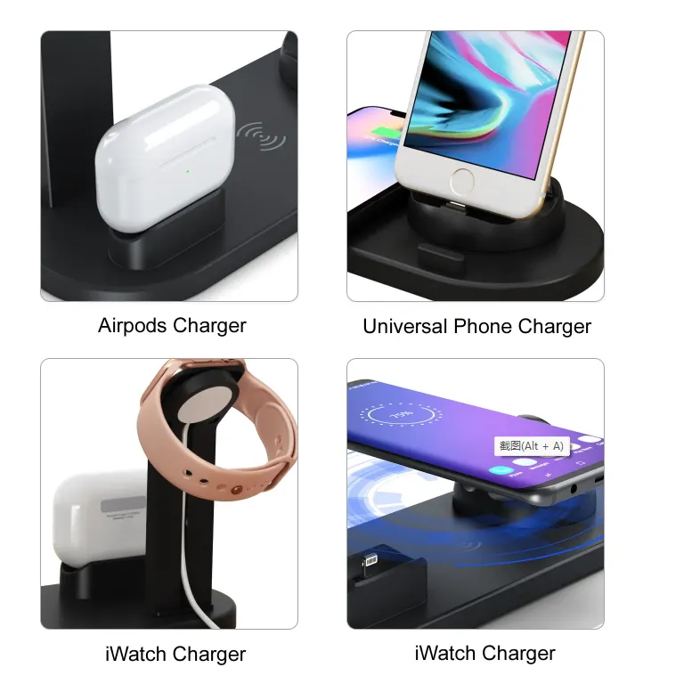 dropshipp mobile phone stand holder wireless charger 3 in one for IPhone 11 12 13 14 Pro Max fast charging multifunction