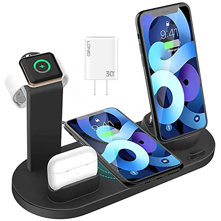 dropshipp mobile phone stand holder wireless charger 3 in one for IPhone 11 12 13 14 Pro Max fast charging multifunction